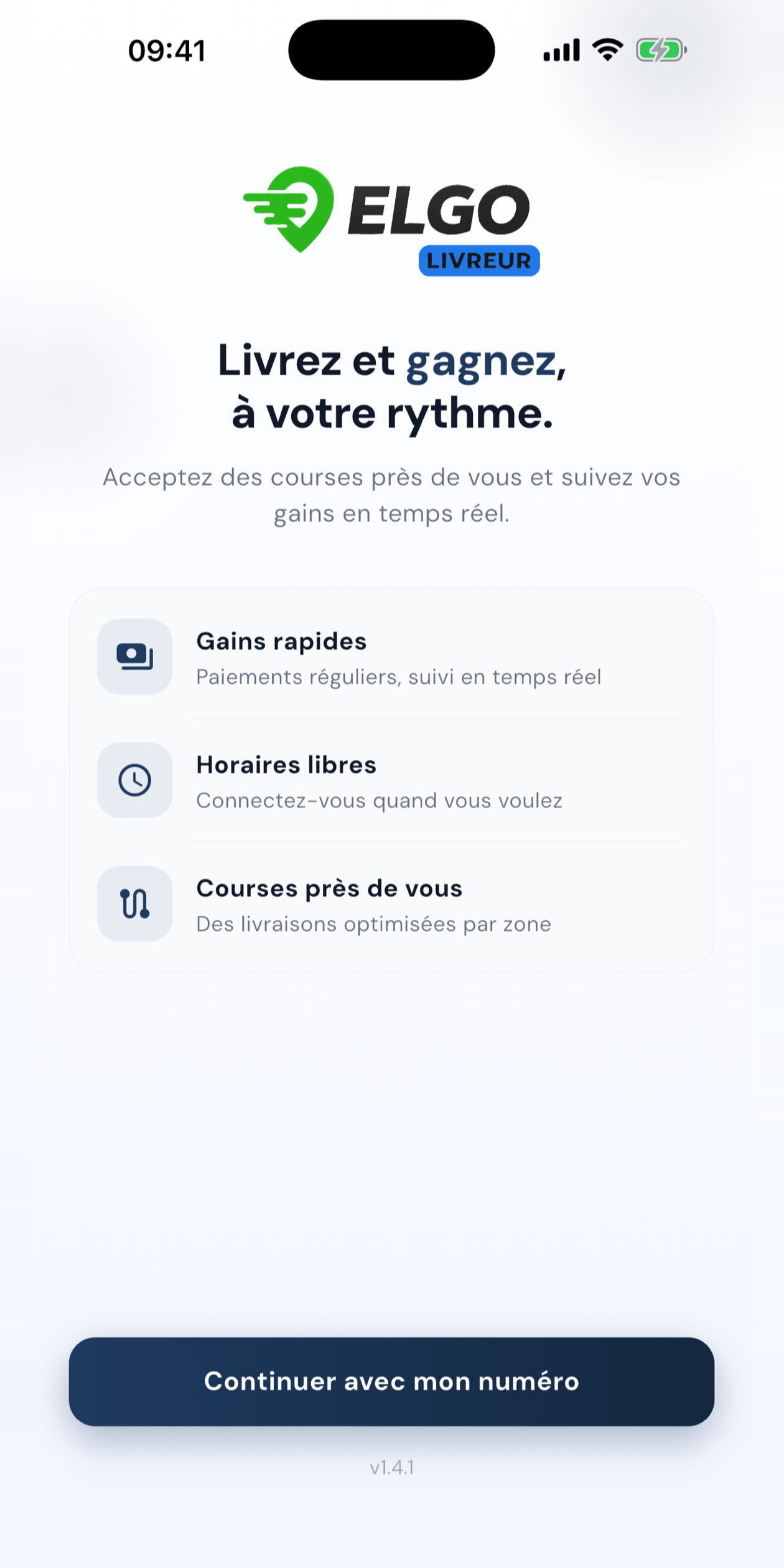 L’application Elgo Livreur : livrez et gagnez, à votre rythme